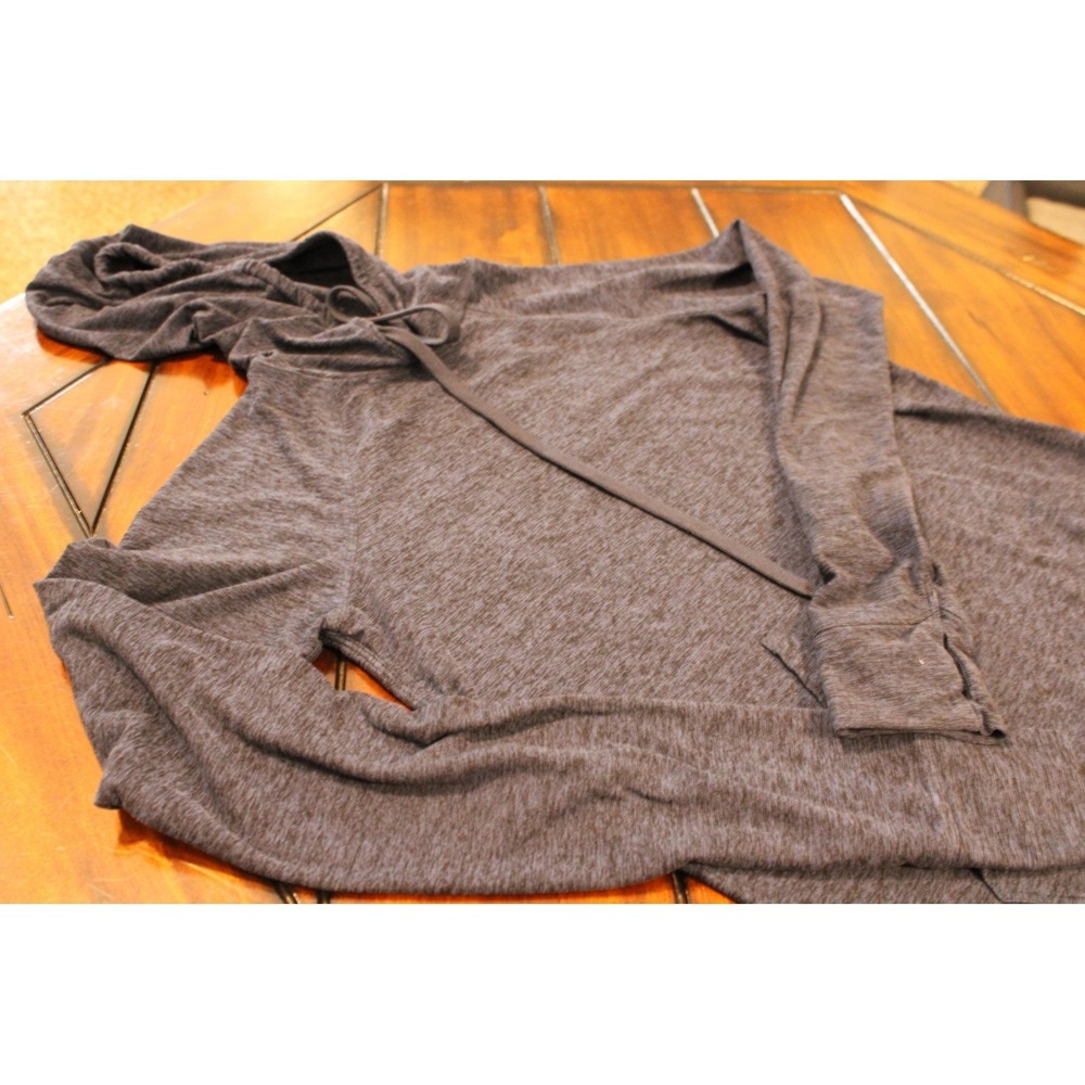 Outdoor Voices Hoodie Womens Small Gray Lightweight Pullover Kangaroo Pocket